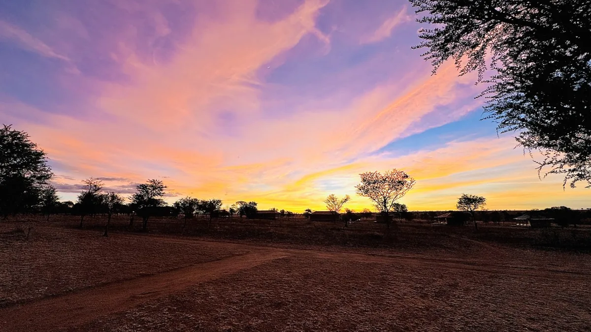 An African sunset
